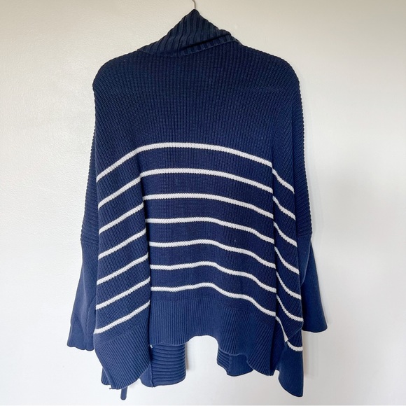 Athleta Peaceful Wrap StripeNavy Cardigan - Picture 4 of 7